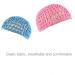 3PCS Mesh Crochet Hair Nets for Women - Short, Thick Cap for Night Sleeping (Blue Black Pink) - Buy Online on SooperMarket.com