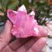 Choice of Gifts 70g Natural Angel Crystal Cluster Electroplating Titanium Coating Quartz Cluster Vibration Stone HOMEZHOU - Buy Online on SooperMarket.com