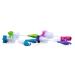 Nuby 2-Pack Bottle and Nipple Brush with Sponge Tip  Colors May Vary 2 Count (Pack of 1) Fuchsia/Purple