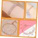 PACKOVE High-end Simple Bracelet Adjustable Bracelet Metal Bracelets Enamel Teakettle World Map Wall Clock Crystal Bracelet Tennis Wristband Bracelets for Girls Accessories Zircon Wedding - Buy Online on SooperMarket.com