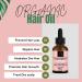 Organic Rosemary & Saw Palmetto Hair Growth Blend | Nourishing Formula for Hair Loss Regrowth & Strength - 2 fl oz - Buy Online on SooperMarket.com