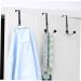 Cabilock 3pcs Wrought Iron Hook Heavy Duty Clothes Rack Door Hanger for Hanging Coat Door Coat Hook Jacket - Buy Online on SooperMarket.com