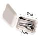 Perfeclan 2x Portable Manual Nose Hair Cutter - Mini Nasal Hair Remover for Men with Storage Case | Ideal for Office Use - Buy Online on SooperMarket.com
