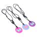 Buy 3Pcs Butterfly Pattern Baby Teething Toys Set - Soft Silicone Sensory Chew Necklaces for Infants - International Shipping Available! - Buy Online on SooperMarket.com