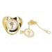 Stylish Toddler Pacifier - Portable Silicone with Elegant Rhinestone (E) | Safe & Fashionable - Buy Online on SooperMarket.com