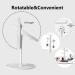 OUOYYO Travel Mirror - 25 LED Touch Screen Lighted Makeup Mirror | Dimmable Brightness, 3 Modes | Portable & Compact Vanity Mirror for Women (White) - Buy Online on SooperMarket.com