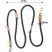2m Dog Leash with Carabiners | Durable Nylon Training Line for Small Medium & Large Dogs - Adjustable & Portable (Red) - Buy Online on SooperMarket.com