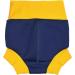 Splash About Baby & Toddler Happy Nappy Reusable Swim Nappy Navy/Yellow 0-3 Months | Best Swim Nappy for Infants - Buy Online on SooperMarket.com