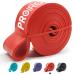 Proiron Resistance Bands - Assisted Pull up Bands - Exercise Bands for Crossfit Powerlifting Strength Training - Mobility Bands for Men and Women #4 Red (31-54kg)