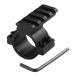 Higoo 1-Inch 1" Scope Ring Adaptor W/Picatinny/Weaver Rail, Tactical Barrel Clamp Mount with Rail for Scope Flashlight Laser Sight