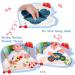 Vicloon Baby Suction Plate - Silicone Toddler Plate for Self Feeding Training - Non Slip Divided Plate for Highchairs - Dark Blue - Buy Online on SooperMarket.com