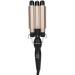 Electric Hair Waver Fast Heating 3 Barrel Curling Iron Wand Adjustable Hair Curler Waver Crimper Hair Styling Tool Hair Curling Wand (Gold 22mm) - Buy Online on SooperMarket.com