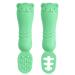 Vicloon Baby Fork and Spoon Set 2Pcs Silicone Spoon Baby Weaning Spoon Set Self Feeding Utensil Easy Grip Toddler Cutlery Kit Soft Baby Spoon for Infant Toddler (Green)