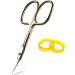 Cuticle Scissors Precision Manicure Beauty Nail Scissors for Small Children Cuticle Nipper Professional Stainless Steel Scissors for Men Women 3.7 Inch Gold - Buy Online on SooperMarket.com