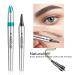 Long-Lasting Waterproof Microblading Eyebrow Pencil - 4 Tip Micro Head (#2 Dark Brown) | Perfect for Natural Looks - Buy Online on SooperMarket.com