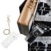 Buy Clear PVC Fashion Keychain Lipstick Holder | Stylish Outdoor Lipstick Sleeve Keychain - Buy Online on SooperMarket.com