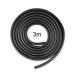 Yosoo 6x9mm Natural Latex Rubber Rubber Band Tube Tubing Replacement Rubber for Slingshot Catapult 3m (Black)
