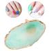 Resin Plastic Plate Dekaim Resin Mini Nail Art Gel Polish Color Mixing Plate Tips Display Holder Manicure Tool(Green) - Buy Online on SooperMarket.com