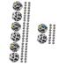 Didiseaon Chew Necklace 80 Pcs Silicone Bead Set Silica Gel Molar Baby Set Silicone Beads As Shownx4pcs 1.5X1.5X1.5CMx4pcs