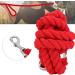 Felenny Horse Rope Leash Thickened Colorful Woven Bolt Rope Strong Durable Horse Leads Braided Cotton Rope (Red) - Buy Online on SooperMarket.com
