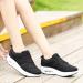 Sistke Women's Outdoor Sneakers - Lightweight Breathable Plateau Sports Shoes - Mesh Running & Street Shoes in Black (Size 36 EU) - Buy Online on SooperMarket.com