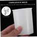 STOBOK 2pcs Candlestick Mold Concrete Pillar Mould Decorative Trays Candle Making Resin Molds Wax Candle Molds Candle Making Molds Jewelry Silica Gel White Candle Holders 3D Whitex2pcs 8X6cmx2pcs - Buy Online on SooperMarket.com