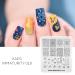 Alexnailart Nail Stamp Plates - Durable Metal Stencils for Stunning Nail Designs | International Shipping Available - Buy Online on SooperMarket.com