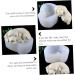 IMIKEYA Dog Fondant Molds 2pcs Mold White Cake 3D Silica Gel Decorate Baking Fondant Mold 10.8X8.5X5CMx2pcs - Buy Online on SooperMarket.com