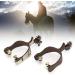 Horse Spurs Low Carbon Steel Horse Boot Spurs Decoration West Cowboy Style Horse Spurs for Riding - Buy Online on SooperMarket.com