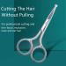 Professional Beard and Moustache Trimming Scissors - Stainless Steel, Round-Headed 06 - Buy Online on SooperMarket.com