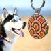 DISONTAG QR Code Dog ID - Personalized Social Page | Free Online Pet Profile | Modifiable Privacy Control (Round) A2 - Buy Online on SooperMarket.com