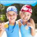 Buy Comfortable Bathing Caps for Kids & Adults - 2-Pack Elastic Swim Caps with Earplugs & Nasal Clip - Buy Online on SooperMarket.com