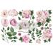 Redesign Decor Transfers-Delicate Roses 6"x12" valentine gifts,Easter Day decorations,Kids gifts,mother valentines day gift