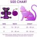 Breakproof Cat Leash Set with Adjustable Reflective Vest & Dishes for Small Kittens - Purple XS - Buy Online on SooperMarket.com