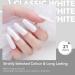 Aokitec Dip Powder Classic White - French Manicure Pro Collection, Odor-Free & Long-Lasting - 1 Oz - Buy Online on SooperMarket.com