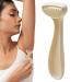 Teksome razor for women razor for sensitive women - pubic hair body groomer personal care hair removal body hair cutter for women for a gentle shave white