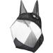 Harrison Howard CareMaster Horse Fly Mask Half Face with Ears Black/Silver Retro Small Pony Pony (Small) Black/Silver - Buy Online on SooperMarket.com