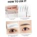 NOLITOY 4pcs Imitation Stimulation Sticker Like Shaping Female Stickers D Eyebrow Hair-like Girl Makeup 21x15cm Brown - Buy Online on SooperMarket.com