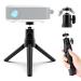 Mini Projector Tripod, Didbynm Compact Desktop Tripod Stand 6.3 Inch Universal 1/4 Screw Ballhead Pocket Tripods Stand Mount for Mini Projector/Cameras Smooth 4, Osmo Mobile, Vimble 2
