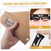 Angoily Eyebrow Design Eyebrow Card Ruler Tool Template Metal Eyebrow Ruler Positioning Ruler Make up - Buy Online on SooperMarket.com