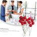 DECHOUS 144pcs DIY foam red fruit artificial fruit berry picks berry twig stem Pip Berry Stems artificial berry stems red berries red decor DIY photo props Christmas fake decoration Red 2x2x2cm - Buy Online on SooperMarket.com