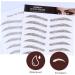 PLAFOPE Authentic Eyebrows 4pcs Eyebrow Stickers Brow Shaper Stencil 6d Eyebrows Imitation Eyebrow 3d Make up Transfer Stickers - Buy Online on SooperMarket.com