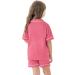 SWOMOG Unisex Girls Boys Modal Pyjamas Set | Button-Down Short Sleeve PJs | 6-7 Years Coral - Buy Online on SooperMarket.com