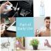 Buy Sevennine 100ml Small Spray Bottle - Refillable Fine Mist Perfume Sprayer - Blue Plastic Bottle for Travel & Home Use - Buy Online on SooperMarket.com