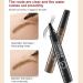 LONGLUAN Waterproof Sweat-Proof and Non-smudging Four-Pronged Eyebrow Pencil Nexavale Eyebrow Nexavale Magic Eyebrow Enhancing Pen Waterproof 4-Tip Eyebrow Unique Quad Eyebrow Pencil (02+03) - Buy Online on SooperMarket.com