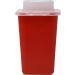 2 Gallon Sharps and Biohazard Waste Disposal Container with Chimney Top Lid - Pack of 2 | Oakridge Products - Buy Online on SooperMarket.com