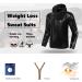 MulYeeh Weight Loss Sweat Suit - Anti-Rip Full-Zip Sauna Suit for Men Women - Black Large - Buy Online on SooperMarket.com