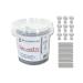 WALDHAUSEN Safe-Gum set of 18 mixed 18 pieces grey