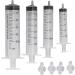 Professional Baby Nose Syringe Set - 4PC Reusable Portable 10ml 20ml 30ml 60ml with Silicone Suction Cup for Effective Nose Rinsing - Buy Online on SooperMarket.com