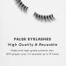 False Eyelashes - Lashever Natural Series | Japanese Fake Eyelashes Long-Lasting Reusable Comfortable & Lightweight - 2 Pairs Natural 105 Black - Buy Online on SooperMarket.com